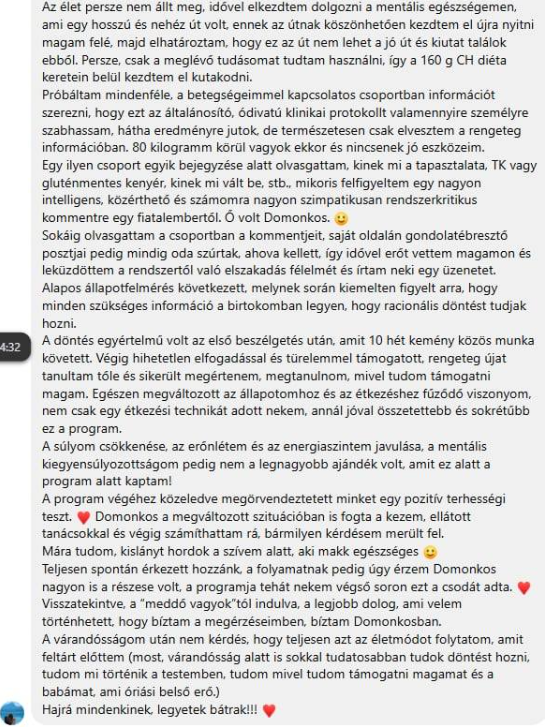 Sikersztori vélemény