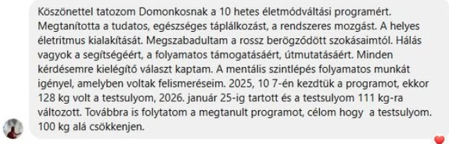 Testimonial szöveg új
